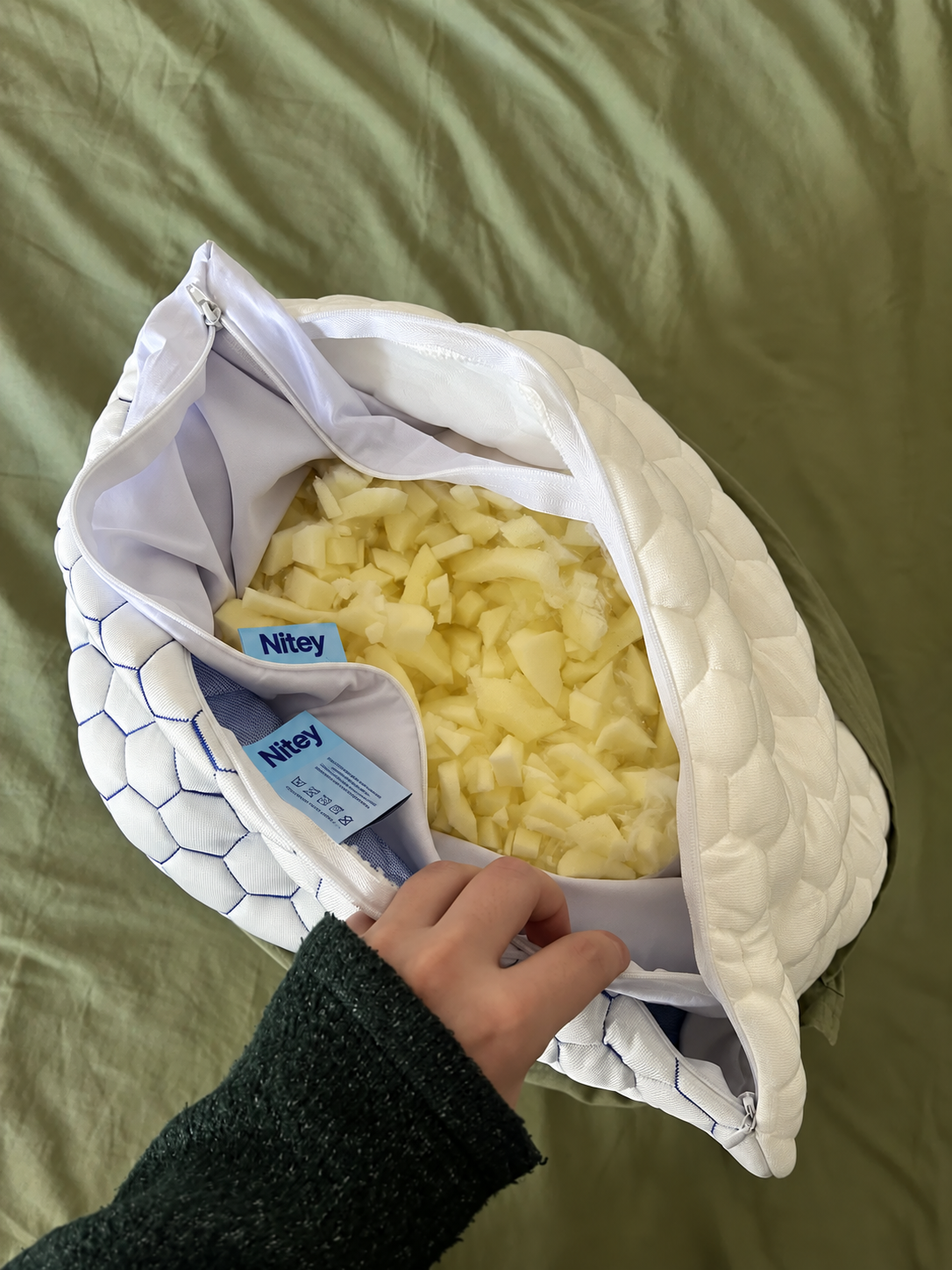 Nitey Adjustable Memory Foam Pillow